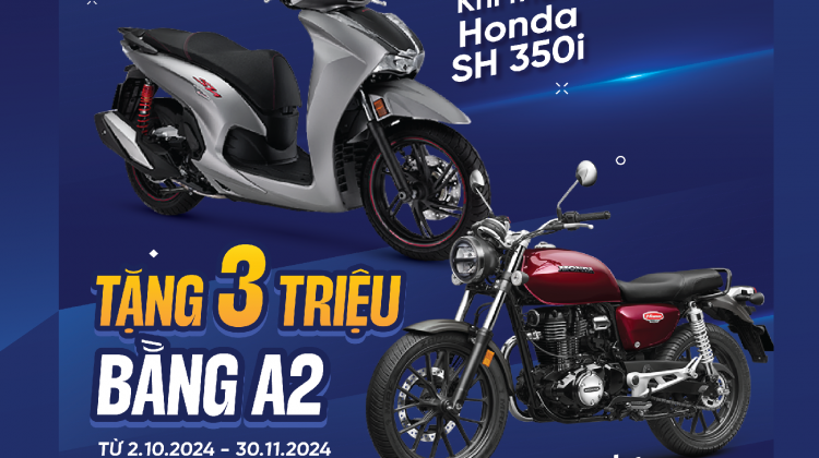 XE MÁY LỘC THỊNH - ƯU ĐÃI HẤP DẪN: TẶNG NGAY 3 TRIỆU LỆ PHÍ HỌC BẰNG LÁI A2!