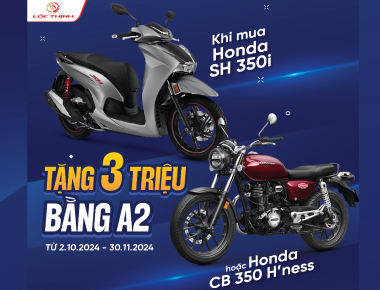 XE MÁY LỘC THỊNH - ƯU ĐÃI HẤP DẪN: TẶNG NGAY 3 TRIỆU LỆ PHÍ HỌC BẰNG LÁI A2!