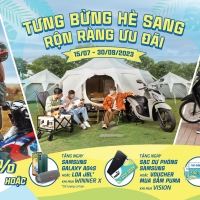 NGẬP TRÀN ƯU ĐÃI “KHỦNG” CÙNG CHƯƠNG TRÌNH KHUYẾN MẠI “TƯNG BỪNG HÈ SANG – RỘN RÀNG ƯU ĐÃI”