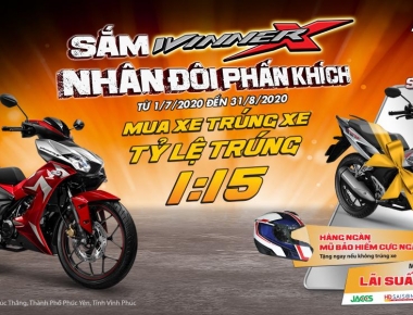 Honda VN dành ưu đãi hấp dẫn cho khách hàng mua xe WINNER X - “Sắm WINNER X – Nhân đôi phấn khích”