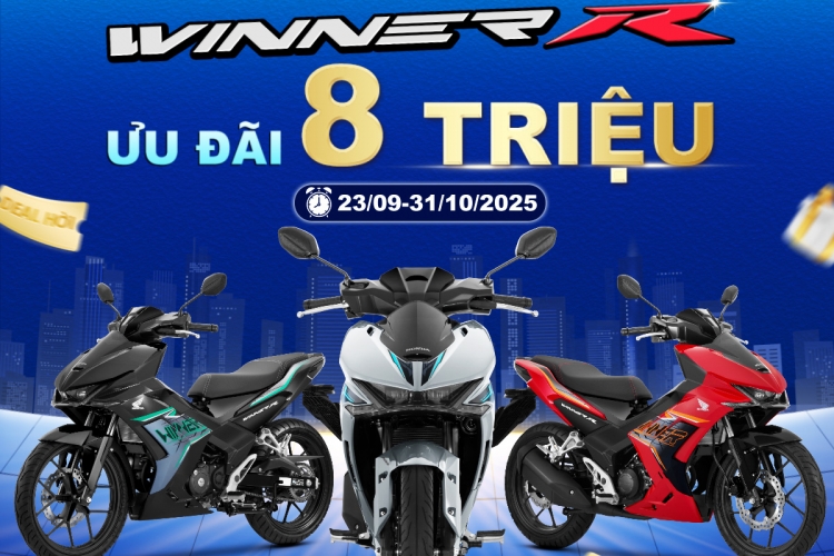 Honda Winner R chính thức mở bán – Ưu đãi 8 triệu đồng tại Honda Lộc Thịnh
