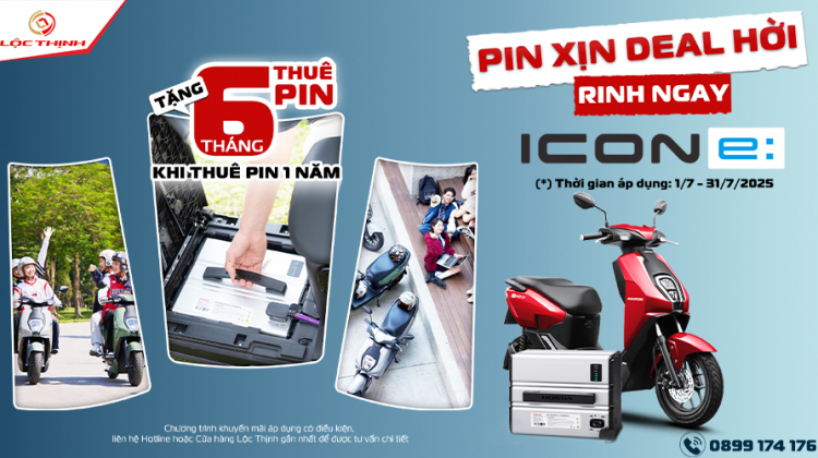SỐNG XANH CHẤT – RINH DEAL HỜI CÙNG HONDA ICON e: TẠI HỆ THỐNG HONDA LỘC THỊNH